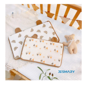 Gối cao su non vải muslin cho bé